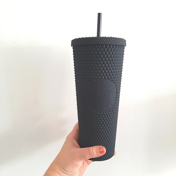 Starbucks Other - STARBUCKS 2021 matte black studded tumbler venti